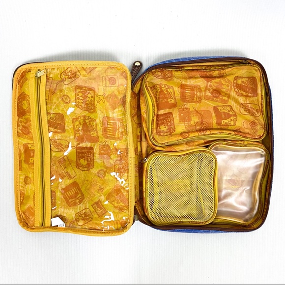 Samantha Brown Travel Packing Cubes Blue Crocodile - Picture 2 of 8